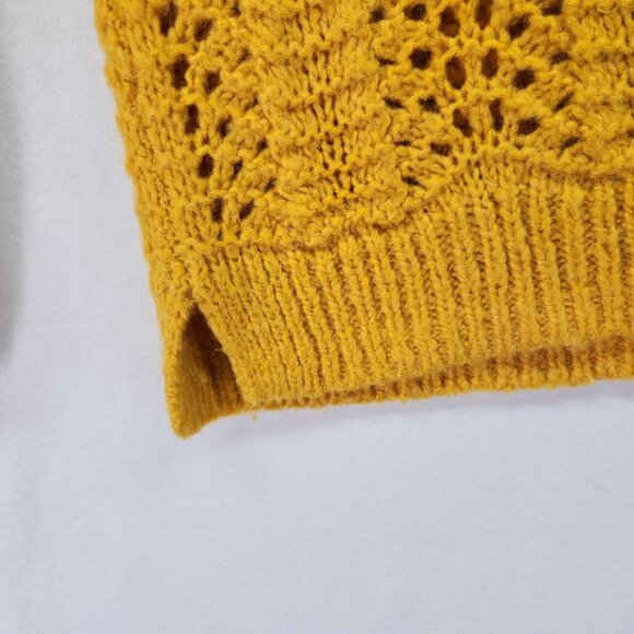 Madewell Wool Alpaca Blend Pullover Sweater Size Medium Windemere Pointelle - Picture 13 of 16